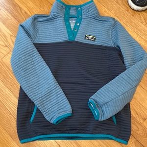 LLBean AirLight Pullover Colorblock (XS)